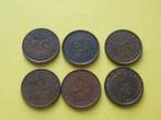 Nederland 6 x halve cent Wilhelmina, Postzegels en Munten, Verzenden, Koningin Wilhelmina, Overige waardes, Setje