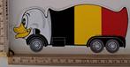 Vintage sticker Holland Duck België vrachtauto vrachtwagen, Verzamelen, Ophalen of Verzenden