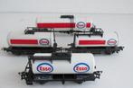 2 x FLEISCHMANN esso ketelwagons, Fleischmann, Ophalen of Verzenden, Zo goed als nieuw, Gelijkstroom