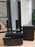 Teufel Yamaha dolby surround 5.1, Gebruikt, 70 watt of meer, 5.1-systeem, Overige spelers
