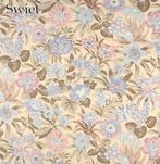 6706 Vintage retro oud barok bloemetjes behang behangpapier, Verzenden