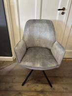 Nieuwe eetkamerstoel draai velvet grijs, Ophalen, Nieuw, Grijs, Eén