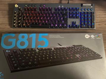 Logitech G815 LIGHTSYNC RGB Mechanical Gaming Keyboard beschikbaar voor biedingen