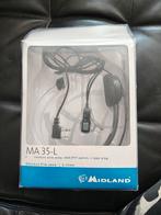 Midland MA 35L hoofdtelefoon met zwanenhalsmicrofoon, C652.0, Ophalen of Verzenden, Nieuw