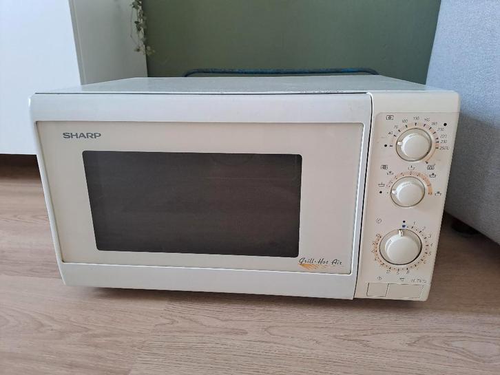 Oven Sharp, Witgoed en Apparatuur, Ovens, Gebruikt, Vrijstaand, Oven, Minder dan 45 cm, 45 tot 60 cm, Draaiplateau, Ophalen