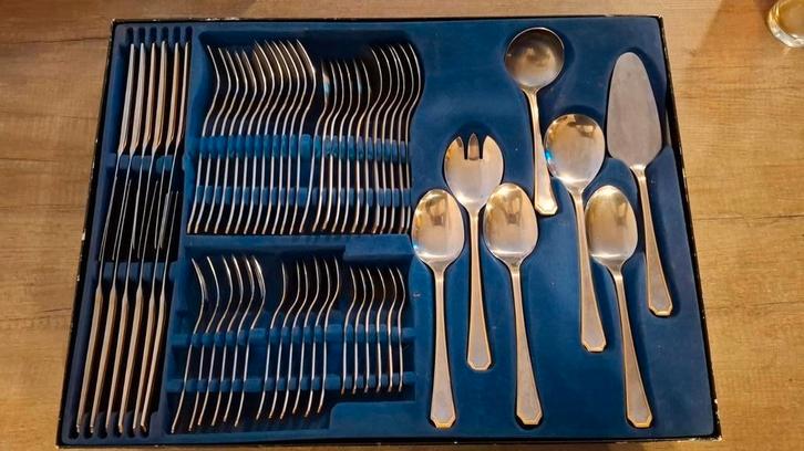 Amefa Bestekset Compleet, Huis en Inrichting, Keuken | Bestek, Zo goed als nieuw, Bestekset, Rvs of Chroom, Vaatwasserbestendig