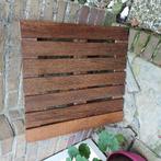 10 hardhouten tuintegels 50x50cm, Ophalen, 1 tot 2 meter, Minder dan 3 meter, Zo goed als nieuw