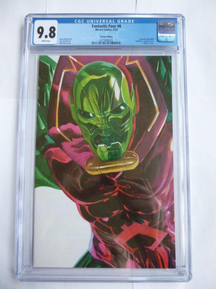 MARVEL FANTASTIC FOUR#6 ALEX ROSS CGC 9.8 GRADED UIT 2023, Boeken, Strips | Comics, Nieuw, Eén comic, Amerika, Ophalen of Verzenden