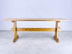 bankje plantentafel bijzettafel vurenhout 120 cm 70s 80s, Ophalen, Gebruikt, -, -