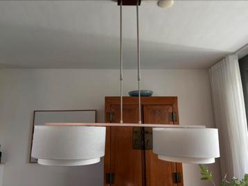 Moderne eettafel hanglamp met 2 kappen   beschikbaar voor biedingen
