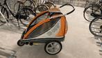Gebruikte Fietskar 2 Zitjes + Regenkap, Fietsen en Brommers, Fietsaccessoires | Aanhangers en Karren, Ophalen of Verzenden, Gebruikt