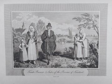 17 / Female peasants & sailor of the province of Friesland beschikbaar voor biedingen