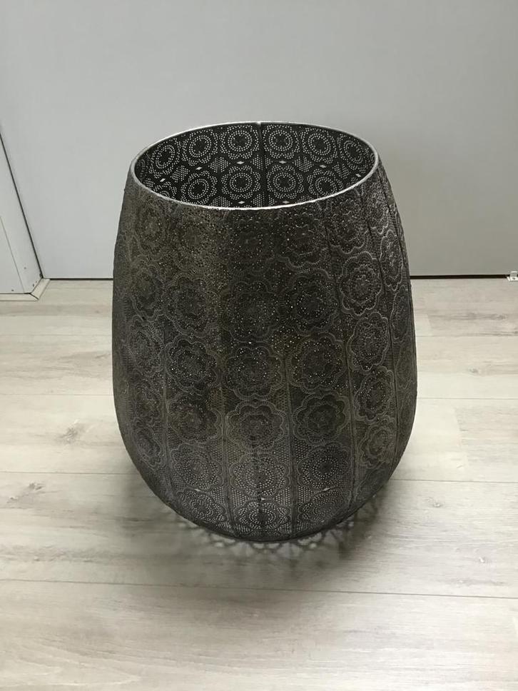 Riverdale Tafeltje/Windlicht Metaal, Huis en Inrichting, Tafels | Bijzettafels, Zo goed als nieuw, Rond, Minder dan 55 cm, Ophalen