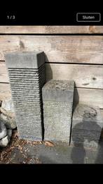 Stenen waterornamenten set, Ophalen, Gebruikt, Graniet, Waterornament