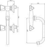 Keukenkraan, wandkraan VM Easy II, boven- of onderuitloop, Verzenden, Nieuw