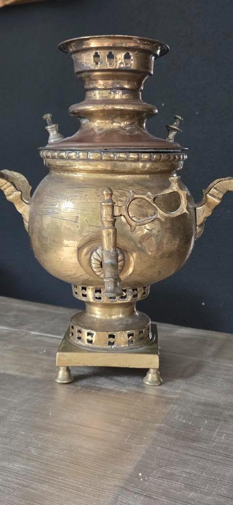 Koperen Theeketel , samovar traditionele theeketel, Antiek en Kunst, Antiek | Koper en Brons, Ophalen of Verzenden
