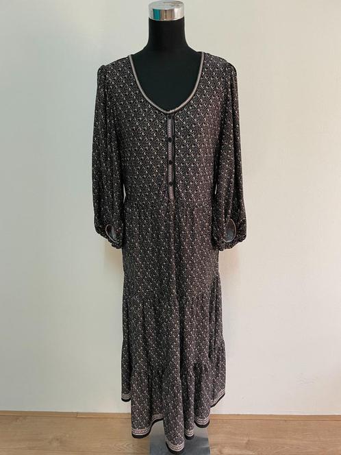 J196 - Max Studio enkellange jurk in herfstkleuren in mt XL, Kleding | Dames, Jurken, Zo goed als nieuw, Maat 46/48 (XL) of groter