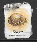 Tonga 1984 Def serie zeeleven schelp zegel op papier, Verzenden, Gestempeld