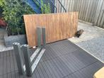 Houten Eettafel 200x100, Huis en Inrichting, Tafels | Eettafels, Ophalen, 200 cm of meer, Zo goed als nieuw, Vijf personen of meer