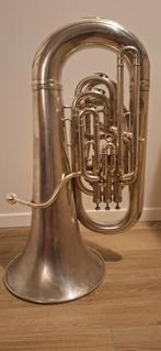 B&H imperial es-bastuba 4 ventielen, Muziek en Instrumenten, Blaasinstrumenten | Tuba's, Ophalen, Gebruikt, Es-tuba, Met koffer of draagtas