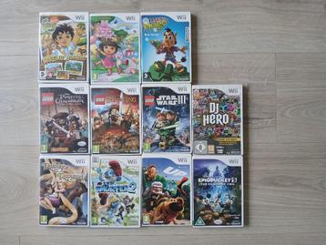 Verschillende Wii spellen beschikbaar voor biedingen