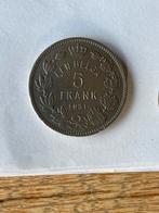 Belgische 5 frank munt 1931, Ophalen of Verzenden, Zilver, Losse munt