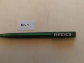 Beck's bier pen (nr.1) beschikbaar voor biedingen