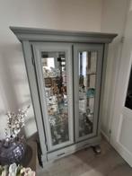 Vitrine  kast, Ophalen, 50 tot 100 cm, Zo goed als nieuw, 150 tot 200 cm