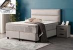 Boxspring Wenen opbergbed complete set-SALE-, Huis en Inrichting, Slaapkamer | Boxsprings, Zwart, Ophalen of Verzenden, 180 cm