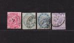 Belgique 1883 COB38-41 oblitéré, Ophalen, Gestempeld, Gestempeld