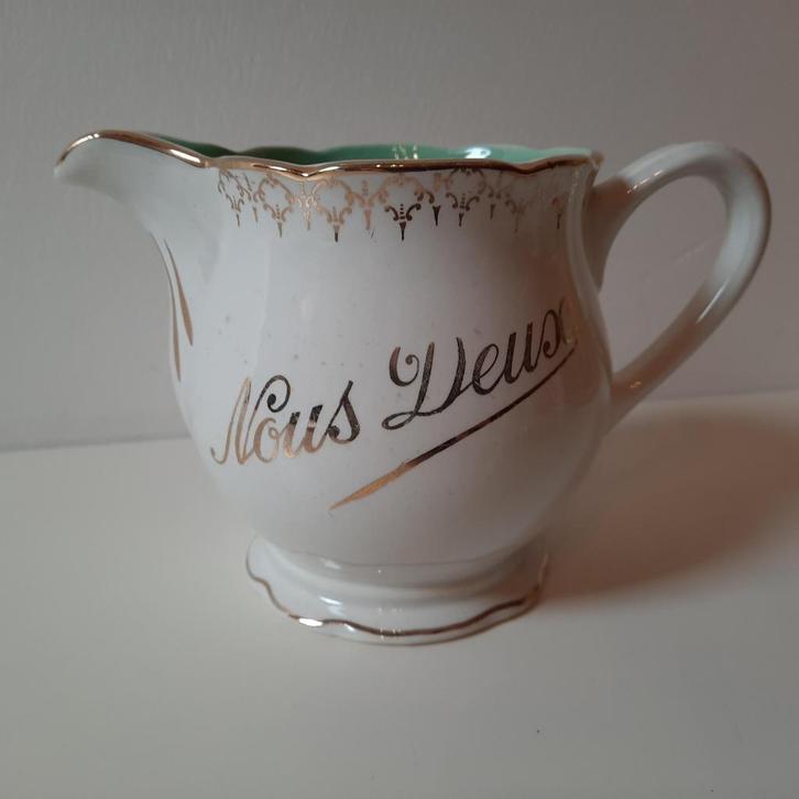 Digoin & Sarreguemines creamer melkkan Nous Deux, Antiek en Kunst, Antiek | Servies los, Ophalen of Verzenden