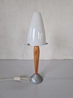 Vintage mushroom tafel lamp raket design., Ophalen of Verzenden, Zo goed als nieuw, Hout, 50 tot 75 cm