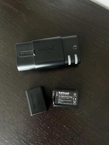 2x Hähnel HL-XW50 Sony batterijen voor APS -C + oplader beschikbaar voor biedingen