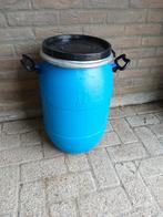 Blauw Vaatje 40 Liter met Deksel, Huis en Inrichting, Emmers, Ophalen of Verzenden, Gebruikt, Kunststof, Met deksel