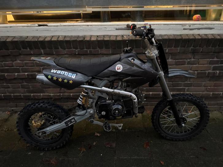 Custom 125cc Crossmotor, Fietsen en Brommers, Brommers | Crossbrommers, Zo goed als nieuw, Overige merken, Ophalen