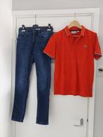 jeans spijkerbroek only & sons maat 28 30 polo Lacoste S, Ophalen of Verzenden, Zo goed als nieuw, Rood, Maat 46 (S) of kleiner