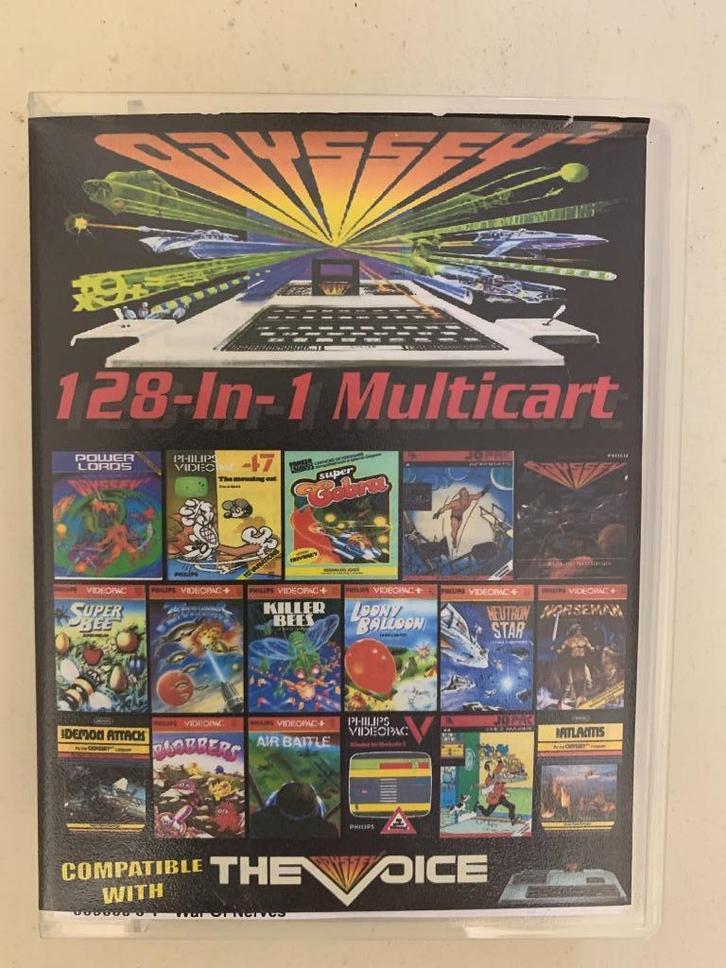 Videopac 128 Multicard games. (ZELDZAAM), Spelcomputers en Games, Games | Overige, Nieuw, 2 spelers, Vanaf 3 jaar, Eén computer