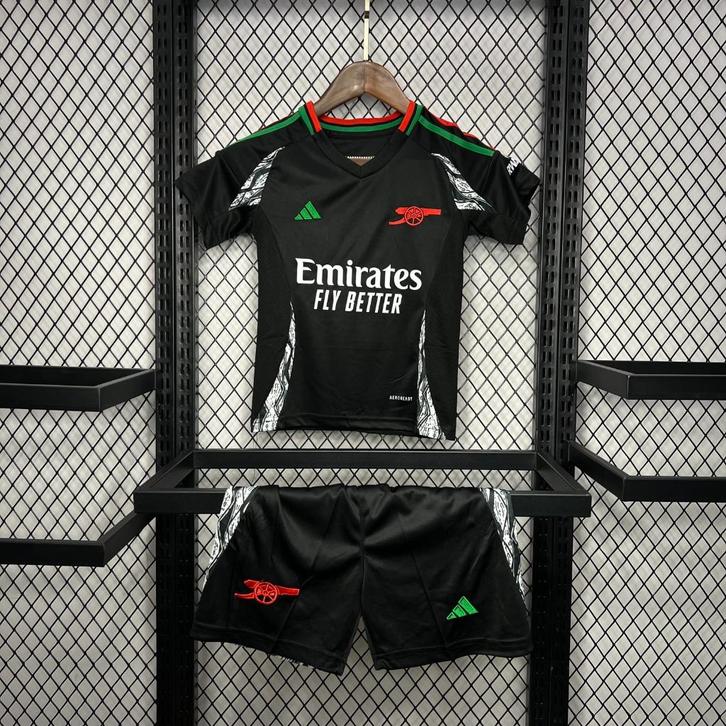 Nieuw Arsenal Kinderset – Shirt + Broekje – Zwart/Groen, Sport en Fitness, Voetbal, Nieuw, Shirt, Verzenden