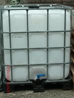 WATERTANK IBC 1000 liter met kraantje en boveninlaat, Tuin en Terras, Regentonnen, 150 liter of meer, Ophalen, Zo goed als nieuw