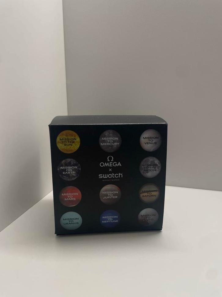 Omega x Swatch MoonSwatch - Mission to Mercury, Sieraden, Tassen en Uiterlijk, Horloges | Heren, Nieuw, Polshorloge, Swatch, Kunststof