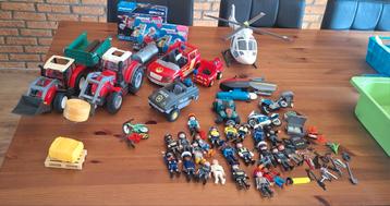 Playmobil O.A Tractors+Aanhangers+Popjes+3nieuwe doosjes Enz beschikbaar voor biedingen