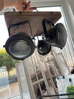 Industriële Plafondlamp met Spots, Huis en Inrichting, Ophalen of Verzenden, Gebruikt, Metaal, Minder dan 50 cm