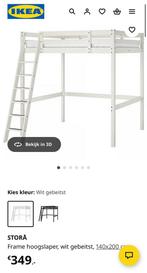 Ikea hoogslaper 2 persoons Stora, Gebruikt, Hoogslaper, Tweepersoons, 200 cm