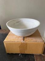 Be Pure home drumschaal/white wash, Ophalen of Verzenden, Nieuw, Wit, Rond