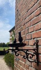 Gietijzeren wand voederschaal vogel bad voer vogel landelijk, Tuin en Terras, Tuinwanddecoratie, Verzenden, Nieuw