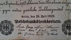 oud bankbiljet, Postzegels en Munten, Ophalen of Verzenden, Duitsland, Los biljet