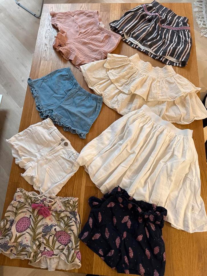 Meisjes kleding pakket maat 110: rokjes en korte broeken, Kleding | Dames, Rokken, Gedragen, Overige kleuren, Boven de knie, Ophalen of Verzenden