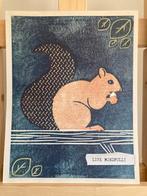 Eekhoorn🐿️ illustratie v Anna See uit flow, magique desenio, Minder dan 50 cm, Overige typen, Ophalen of Verzenden, Zo goed als nieuw