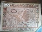 Ravensburger wereldkaart van 1650 2000 st, Gebruikt, Legpuzzel, Meer dan 1500 stukjes, Ophalen