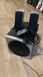 Logitech computer speakers, Computers en Software, Pc speakers, Ophalen, Gebruikt, Audiokanaal 2.1, Logitech G